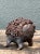 Mid-Century Modern Vintage Textured Ceramic Hedgehog Sculpture For Sale - Image 3 of 14