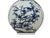 Oriental Slim Flat Gourd Shape Flower Theme Porcelain Art Vase For Sale - Image 11 of 14