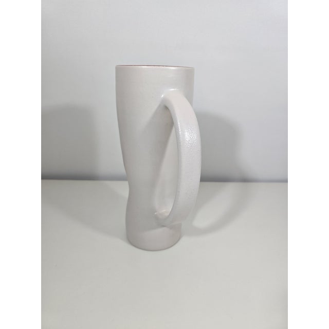 Model 1059 Pitcher and Ceramic Cups by Pol Chambost, 1950, Set of 13 For Sale - Image 9 of 13