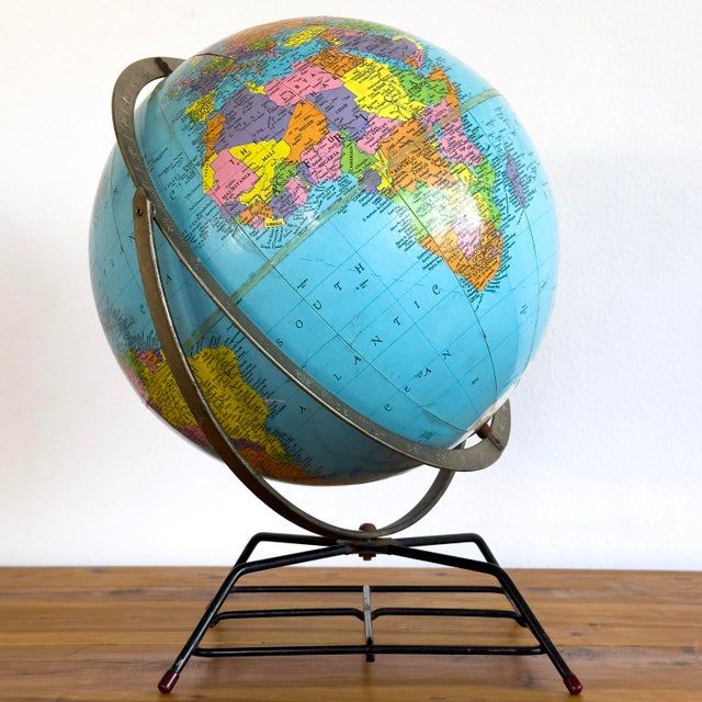 Mid-Century Modern Mid-Century Replogle Globe, Early 1960s For Sale - Image 3 of 5