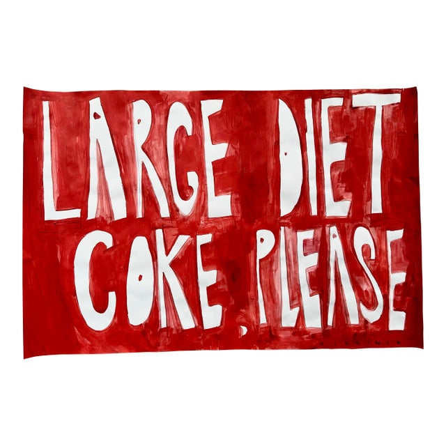 Diet Coke Painting by Virginia Chamlee For Sale