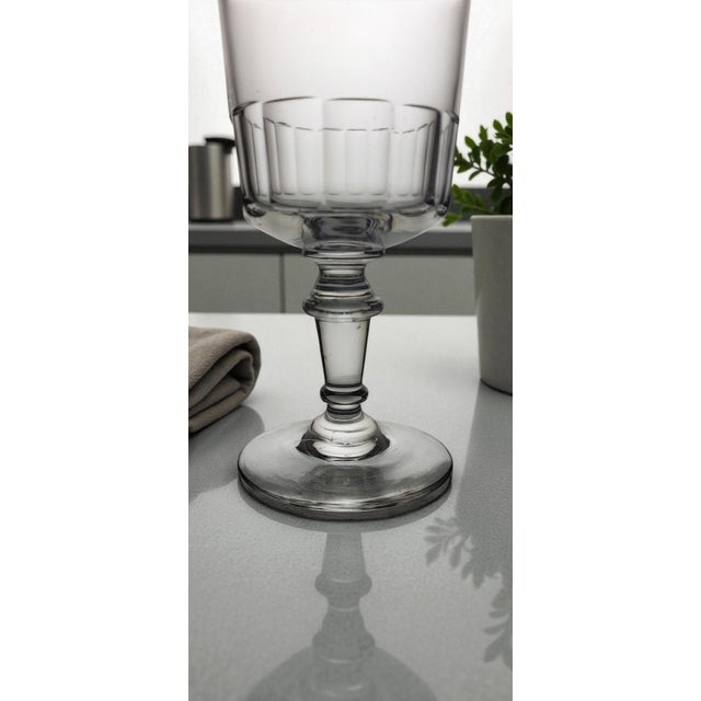 Antique Wine Glasses, 1890s, Set of 6 For Sale - Image 5 of 7