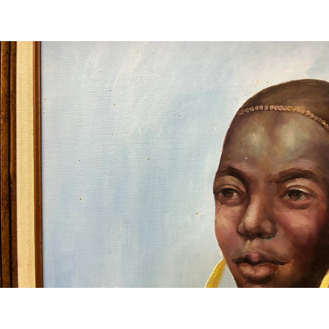 Vintage Portrait of Tribal Woman For Sale - Image 10 of 11