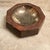 William Spratling William Spratling Octagonal Wood Silver Dish Mid-Century Mexican Modernism For Sale - Image 4 of 8