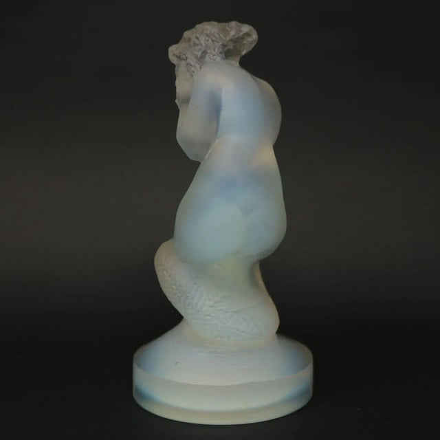 Art Deco Rene Lalique Opalescent Glass 'Naiade' Statuette For Sale - Image 3 of 13