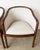 2000 - 2009 Handsome Set of 4 Ethan Allen Jacob Barrel Chairs in Dove Gray For Sale - Image 5 of 9