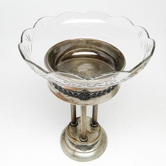 Art Nouveau Column Platter from Elw, Poland, 1900s For Sale - Image 4 of 17