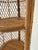 Vintage Boho Wicker Four-Tier Estagere Cylindrical Shelving Unit, 1970s For Sale - Image 9 of 13