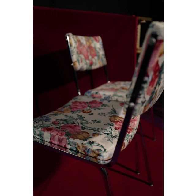 Set of Metal Leg Chairs For Sale - Image 3 of 10