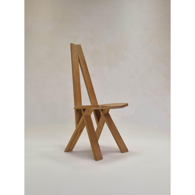 Model S45 Chlacc Wood Chair by Pierre Chapo, 1979 For Sale - Image 17 of 18