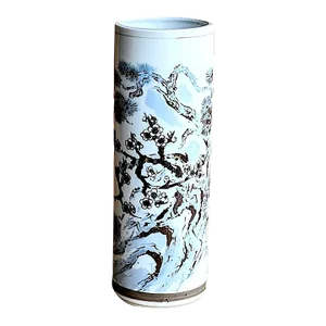 1950s Japanese Porcelain Brush Pot/Hat Stand/ Cylinder Vase