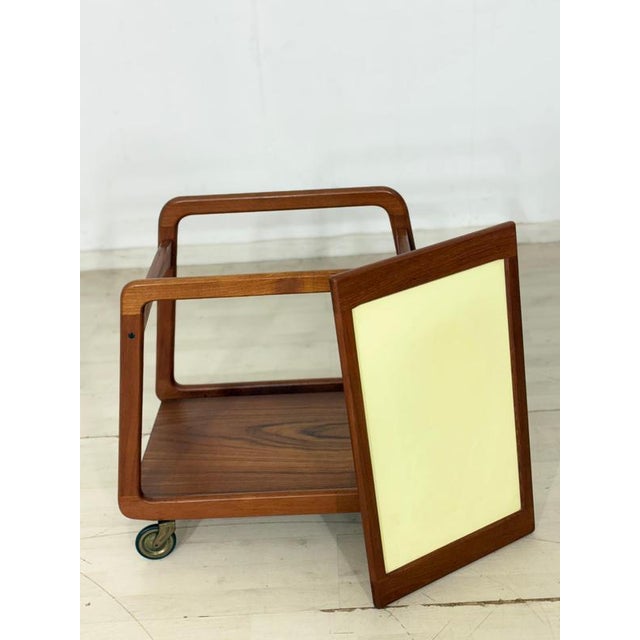 Mid-Century Danish Teak Serving Trolley from Sika Møbler, 1960s For Sale - Image 6 of 11