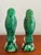 Pair Antique Chinese Green Parrots For Sale - Image 9 of 12