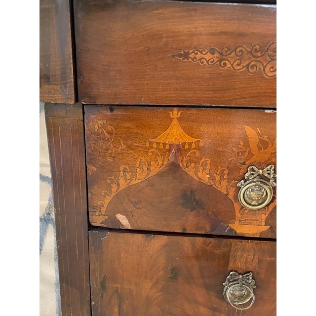 Early 19th-Century Biedermeier Marquetry Inlaid Chest of Drawers For Sale - Image 10 of 13