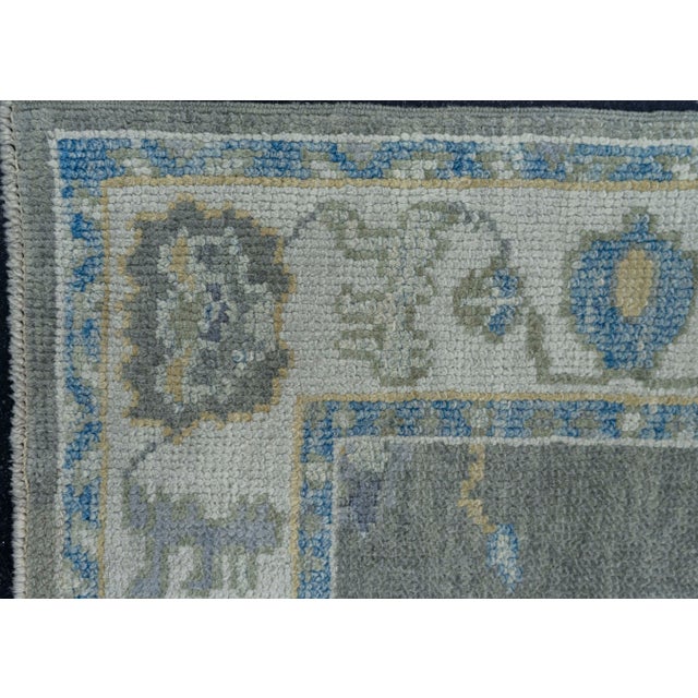 Turkish Oushak Rug 2'11" x 10'5" #19171 For Sale - Image 4 of 8