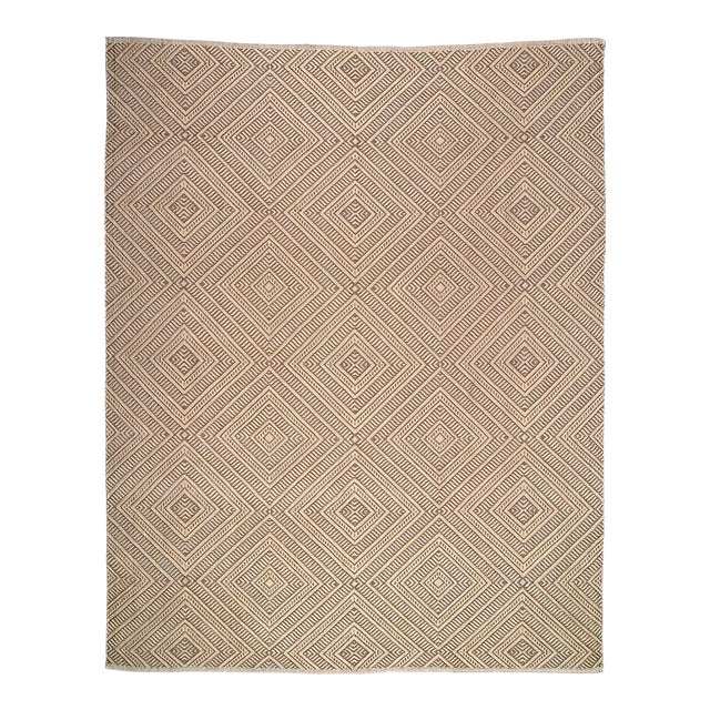 Schumacher Tortola 6' x 9' Indoor/Outdoor Rug in Driftwood For Sale