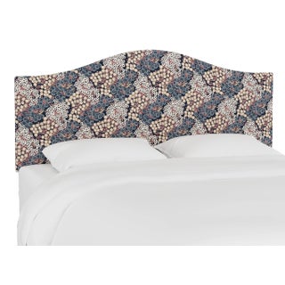 Kenmore Headboard in Navy Blush Loiret, Queen For Sale