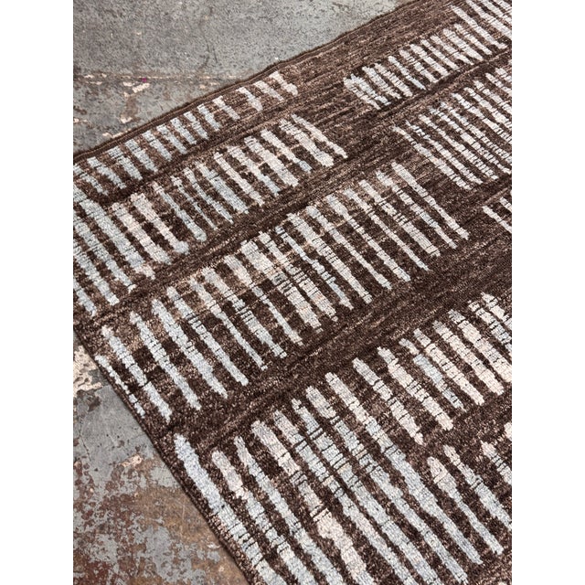 Textile 6ft × 8ft 5in Restoration Hardware Esma Hand Knotted Wool Area Rug For Sale - Image 7 of 12