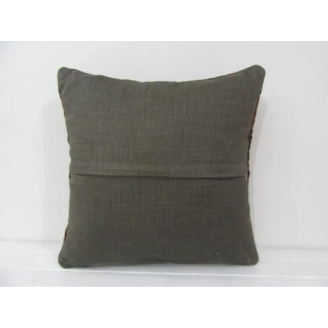 Contemporary Turkish Handmade Kilim Pillow Cover For Sale - Image 3 of 4