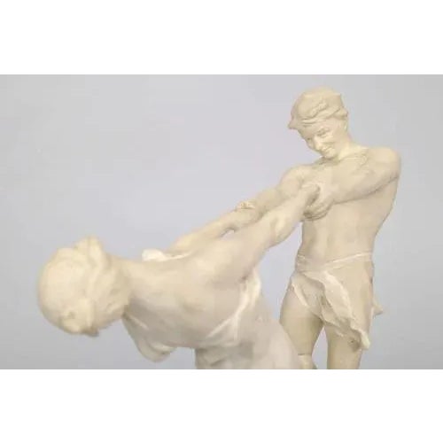 Porcelain Figure of Dancing Couple For Sale - Image 4 of 6