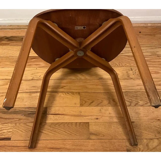 Very Rare Set: Arne Jacobsen Grand Prix Teak Dining Set by Fritz Hansen — 3 Chairs + Matching Solid Teak Table (1964-1965, All Fh Stamped) For Sale In Baltimore - Image 6 of 16