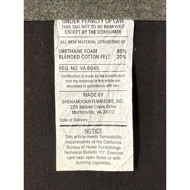 Room & Board Ian Sectional + Right Arm Chaise For Sale - Image 10 of 12