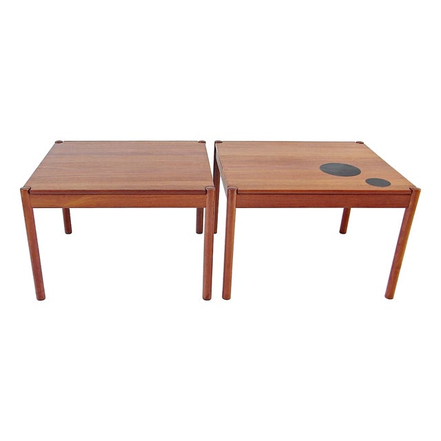 Side Tables in Teak by Magnus Olessen for Durup, 1960s, Set of 2 For Sale