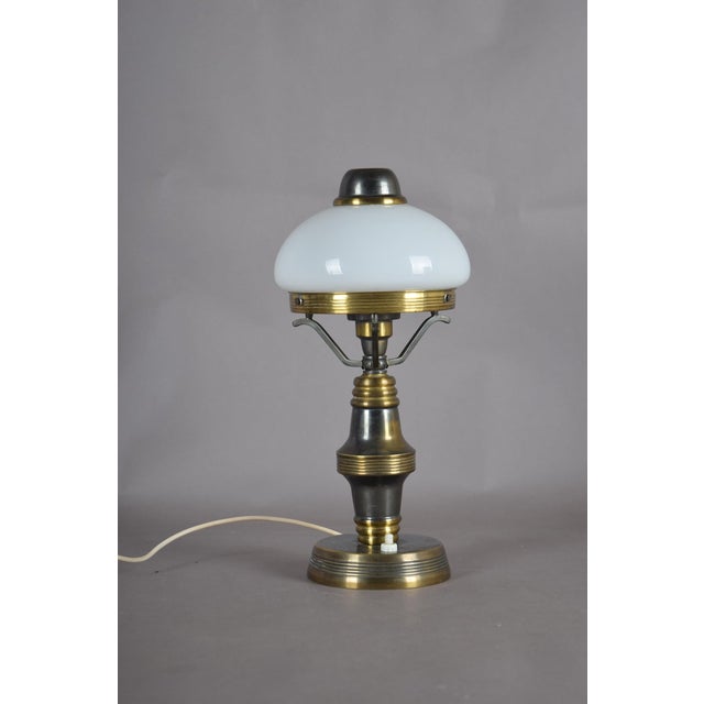 Vintage Steampunk Style Table Lamp, 1950s For Sale - Image 4 of 11