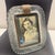 1930s Barovier Attributed Art Deco Clear Murano Glass and Brass Picture Frame For Sale - Image 6 of 13