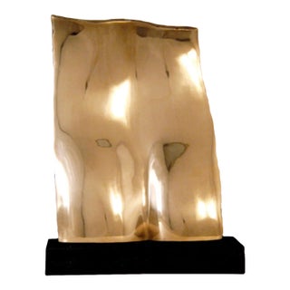 2008 "Chiap Lucidata" Abstract Figurative Bronze Color Cast Iron on Granite Sculpture by Gerald Siciliano For Sale