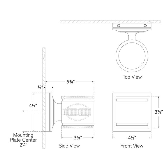 Provo 5" Canister Light in Polished Nickel Designer: Chapman & Myers Finish: Polished Nickel Height: 4.5" Width: 4.5"...