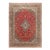 Vintage Red Kashan Hand Woven Rug 10ft 4in X 14ft 5in For Sale