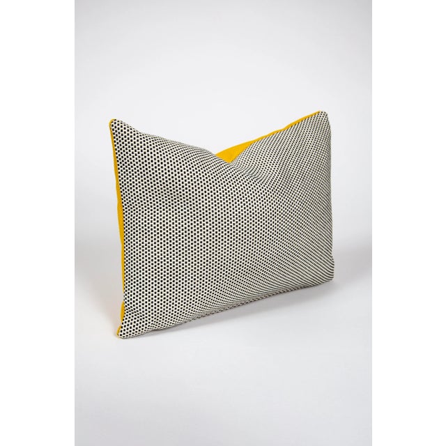 Bright Yellow Modern Pillow For Sale - Image 4 of 6