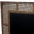 Wood X-Large Mid Mod Artisanal Wicker Cane Framed Wall Mirror For Sale - Image 7 of 8