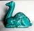 Late 20th Century Vintage Chinese Turquoise Crackle-Glaze Tang-Style Camel Sculpture For Sale - Image 5 of 13