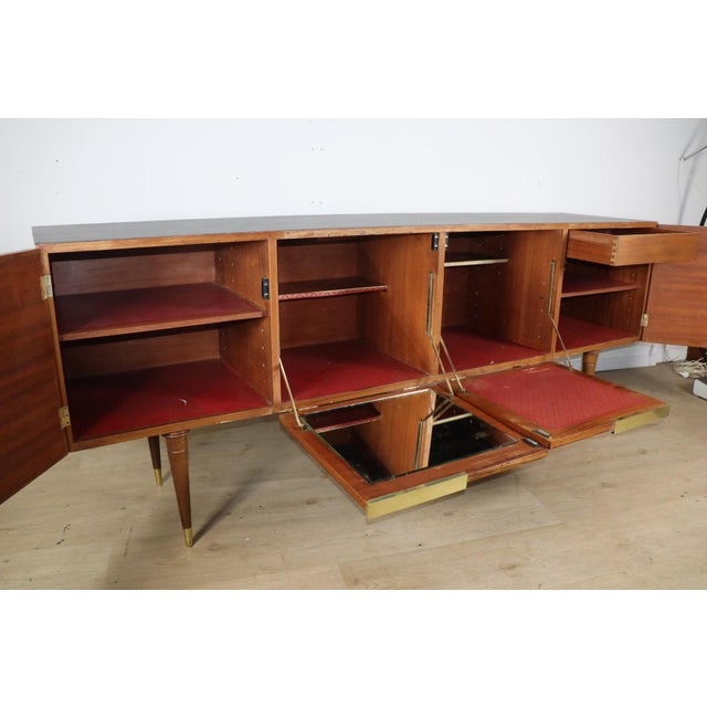 Vintage Teak and Brass Sideboard, 1970s For Sale - Image 17 of 18
