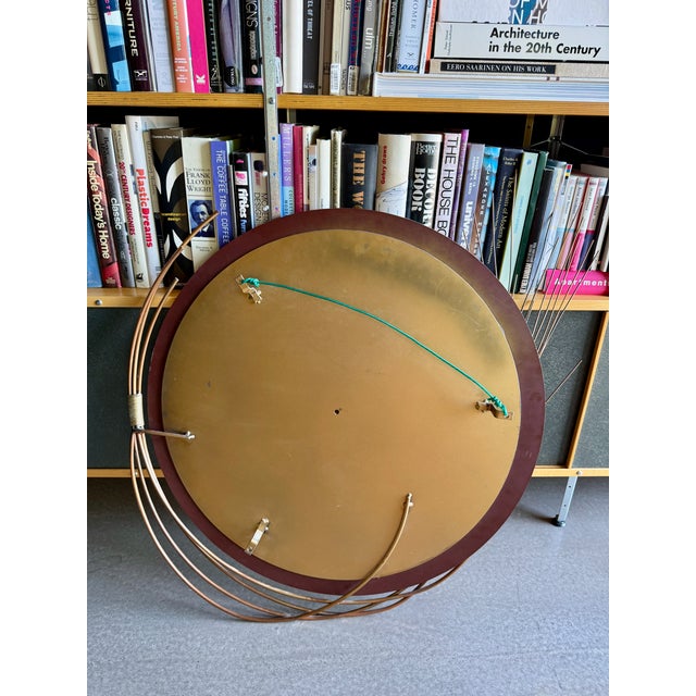 Vintage Curtis Jere Wheat Sheaf Large Wall Mirror Metal Sculpture Regency For Sale - Image 16 of 16