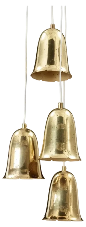 Suspension Light in Brass from Boréns, Borås, Sweden, 1960s