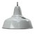 Vintage Industrial Dutch Grey Enamel Hanging Lamp from Philips For Sale - Image 6 of 6
