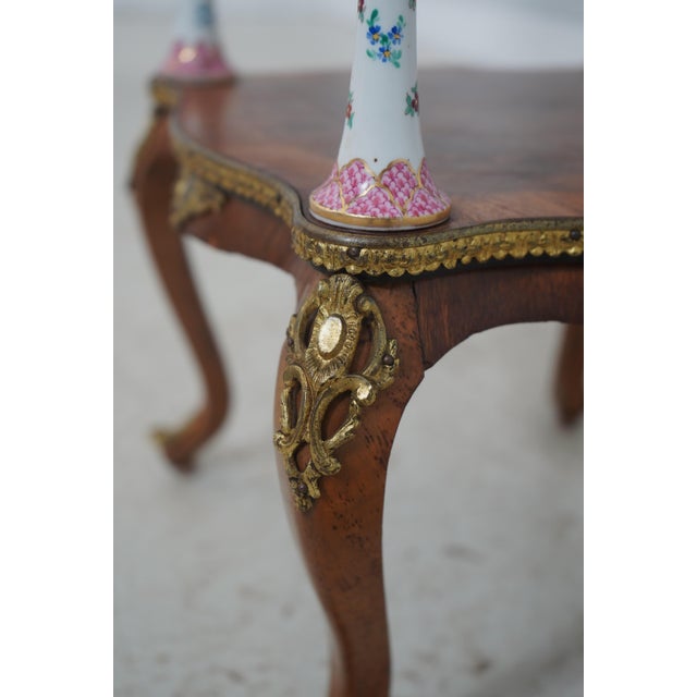 Vintage French Style 3 Tier Etagere What Not Lamp Table For Sale - Image 13 of 14