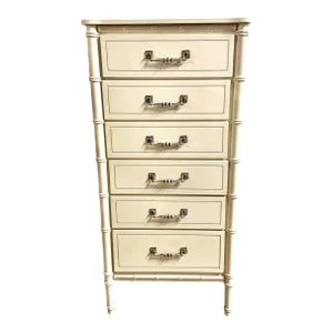 1970s Faux Bamboo Lingerie Chest of Drawers