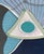 Contemporary Max Manning “Untitled (CVS271)” Contemporary Blue, Teal, & Pink Geometric Abstract Painting, 2024 For Sale - Image 3 of 8