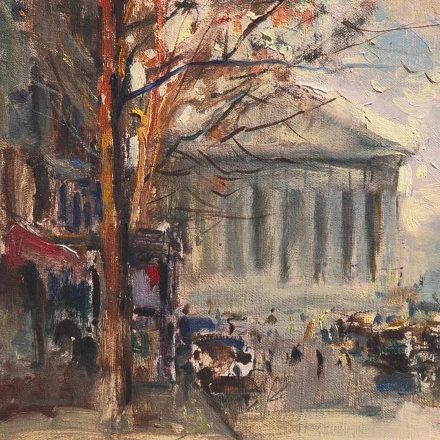 'Rue Royale, Paris, 1956' by Mario Agostinelli, Latin American Modernist, Rio De Janeiro Museum of Modern Art, Butler Inst, National Academy of Design For Sale - Image 10 of 11