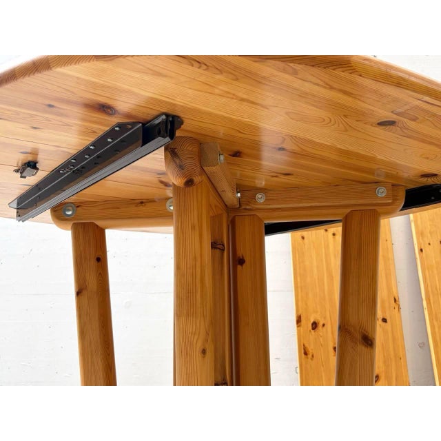 Country-Style Dining Table with Extension Leaves, 1970s For Sale - Image 11 of 16