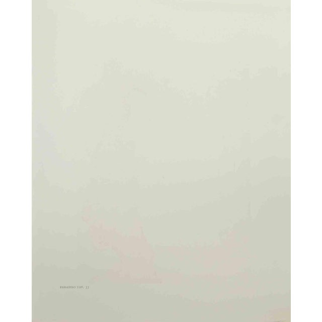 St. Bernard's Prayer to the Virgin - The Divine Comedy is a woodcut print realized in 1963 for a series illustrating the...