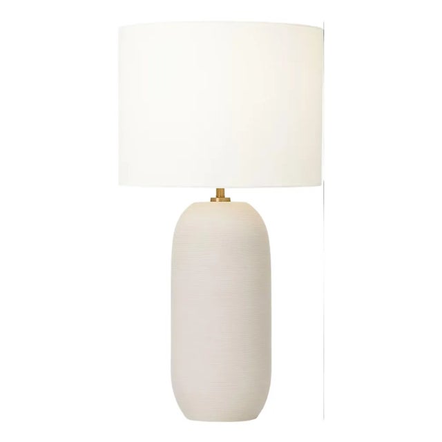 Hable by Visual Comfort Studio Hable Fanny Table Tall Lamp in Matte Concrete For Sale