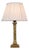 NeoclassicalBrass Classical Column Table Lamp with Ornate Capital and Square Pedestal, Europe, 1950s For Sale