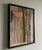 This is a collage made from pieces of oil paintings and oil crayon drawings, and assembled into a new ready to hang frame....