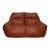 Vintage Leather 2-Seater Beanbag / Sofa in style of De Sede For Sale