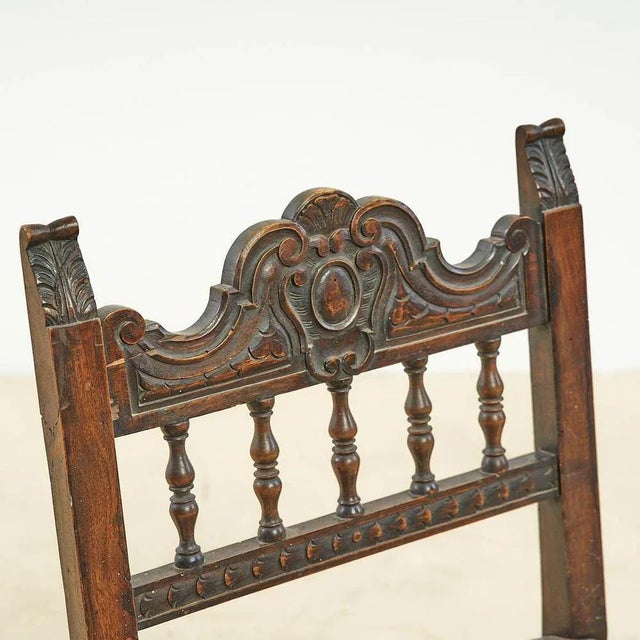 Vintage Side Chair in Wood For Sale - Image 3 of 9